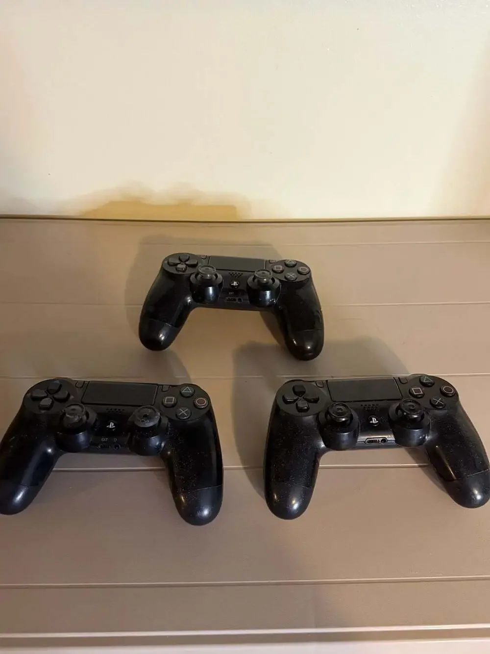 Lot of 3 Sony PlayStation 4 DualShock 4 Wireless Controllers